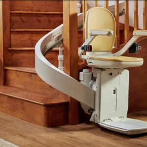 Monte-escalier moderne offrant une solution d’accessibilité élégante et pratique pour votre domicile